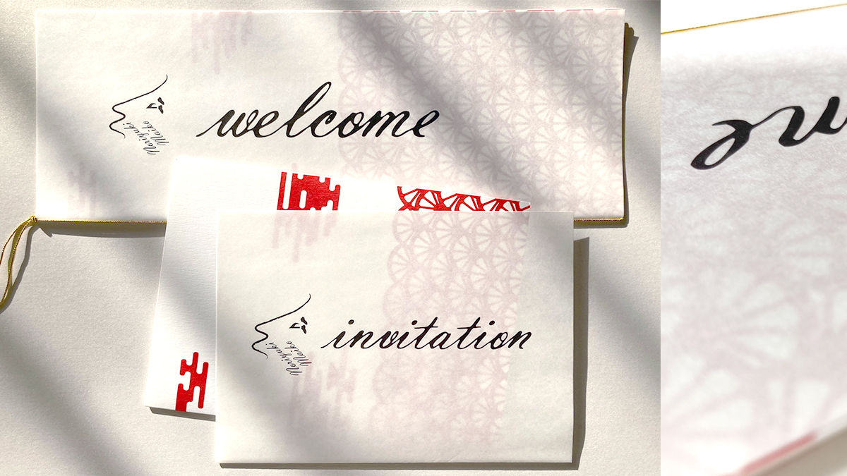 片艶クラフトで作った結婚式ツール